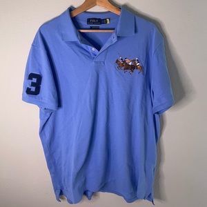Custom Slim Fit Triple-Pony Polo Shirt